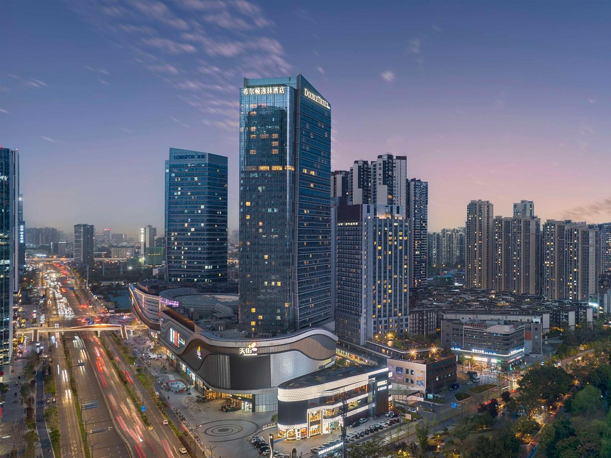 Doubletree By Hilton Chengdu Riverside - Close To Panda Base And Chengdu East Railway Eksteriør bilde